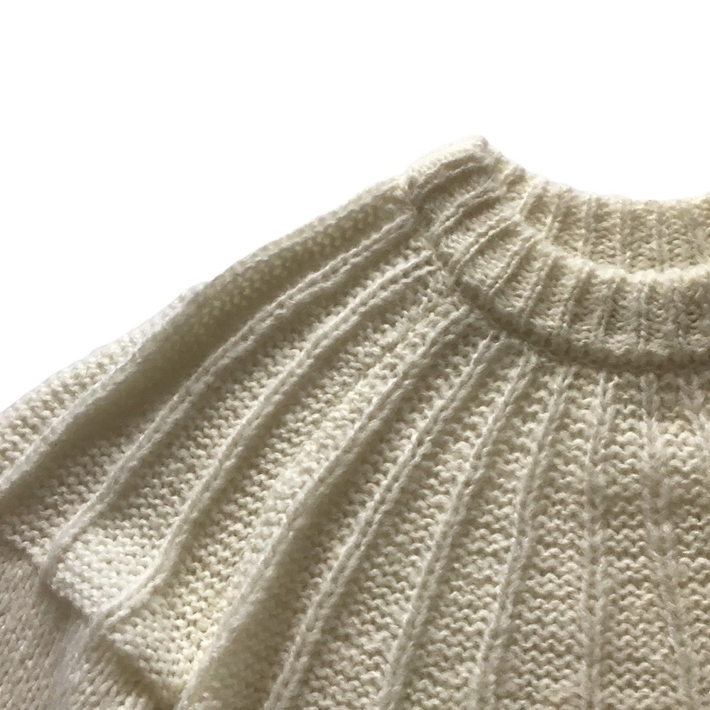 NWT Laundry By Shelli Segal Balloon Sleeve Soft Wool Blend Ivory Sweater S - Picture 9 of 14